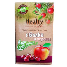 Bio juice "Healty" apple and cherry