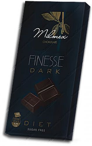 Диетичен черен шоколад "FINESSE"  80 гр.