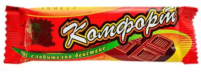 Диабетичен слабителен шоколад КОМФОРТ 20 гр. червен