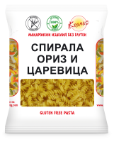 Pasta from rice and corn flour